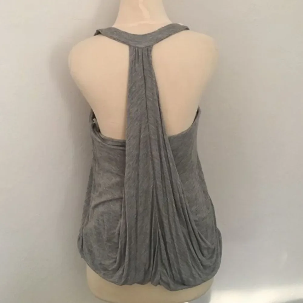 SCARLET SKYE Drape Back Embellished Grey Top M - Picture 2 of 9